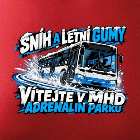Sníh a letní gumy MHD adrenalin park