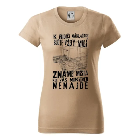 K řidiči náklaďáku buďte vždy milý