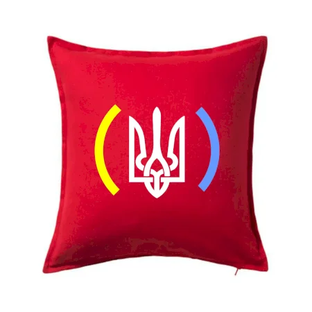 Ukrajina trojzubec s barvami