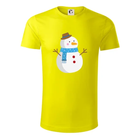 Sněhulák se šálou