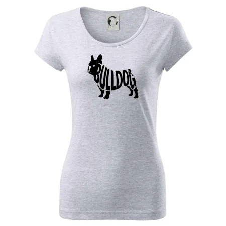Bulldog  nápis v těle