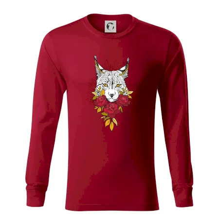 Rys s červenými růžemi  (Pecka design)