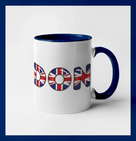 Nápis London vlajka