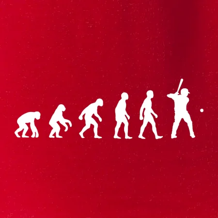 Evoluce baseball pálkař nápřah + míček
