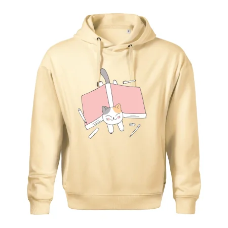 Učení na státnice kočka