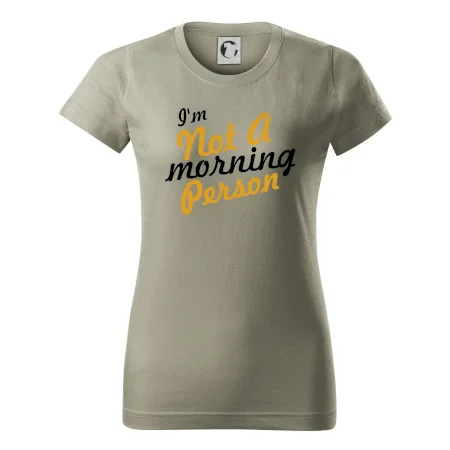 I'm not a morning person