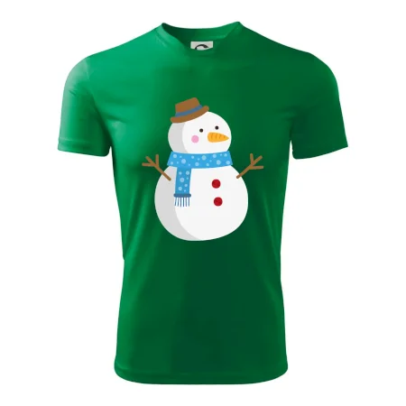 Sněhulák se šálou
