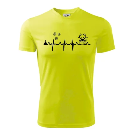 EKG Vánoce Vločky a sob