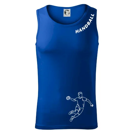 Handball nápis šikmo