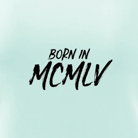Born in - Římské číslo 1955