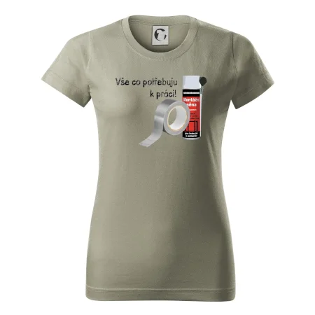 Pěna  a páska - vše co potřebuji k práci