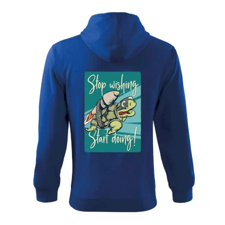 Stop wishing start doing želva