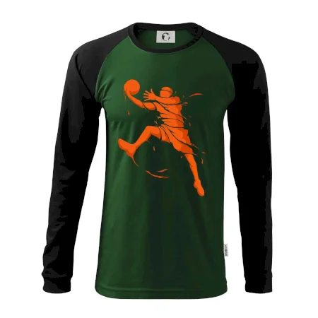 Basketball player splash
