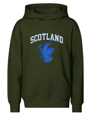 Scotland nápis s mapou