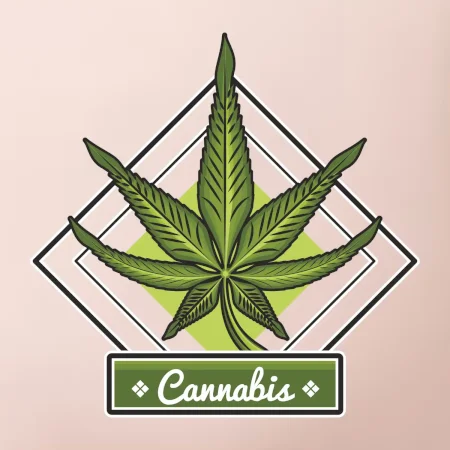 Cannabis list kosočtverec