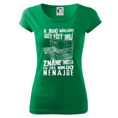 K řidiči náklaďáku buďte vždy milý