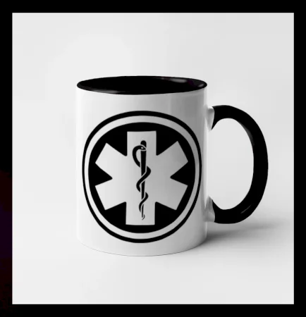 Rescue logo samostatné kulaté