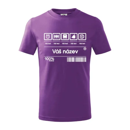 Čárový kód - Vlastní text