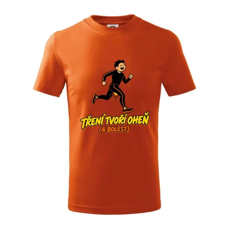 Běžecké tření tvoří oheň