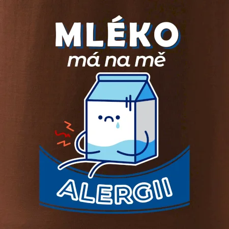 Mléko má na mě alergii