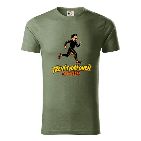 Běžecké tření tvoří oheň