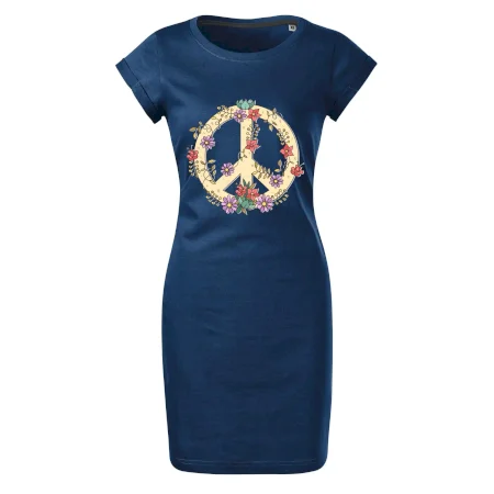 Peace symbol pískový