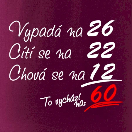 Vypadá, cítí se, chová se - 60 let