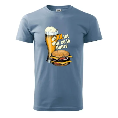 Pivo a burger vím co je dobrý