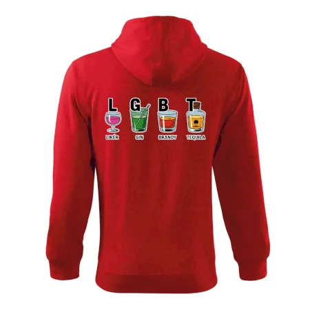 LGBT -  Likér, Gin, Brandy, Tequila