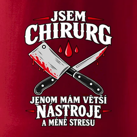 Řezník chirurg s většími nástroji