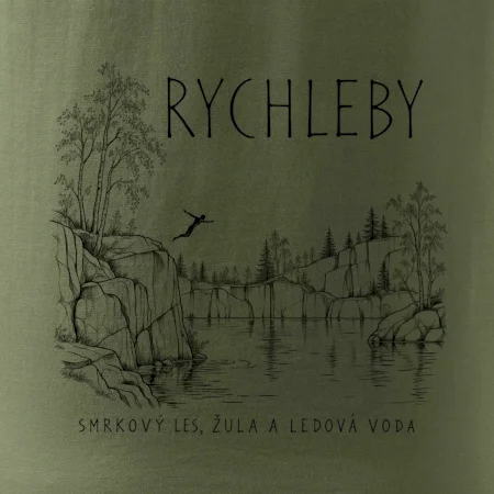 Rychleby smrkový les žula a ledová voda