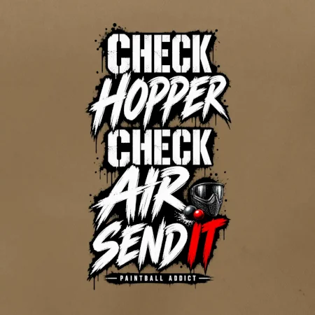 Kontrola zásobníku check hopper air paintball