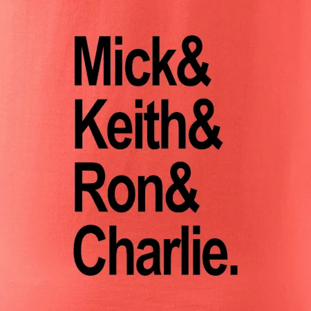 Mick Keith Ron Charlie