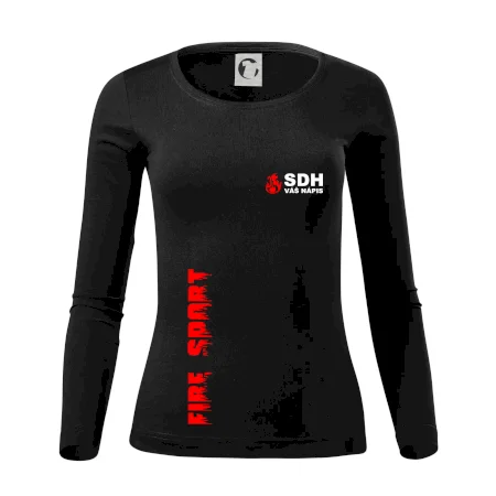 SDH nápis (oheň, firesport, název sboru - vlastní nápis)