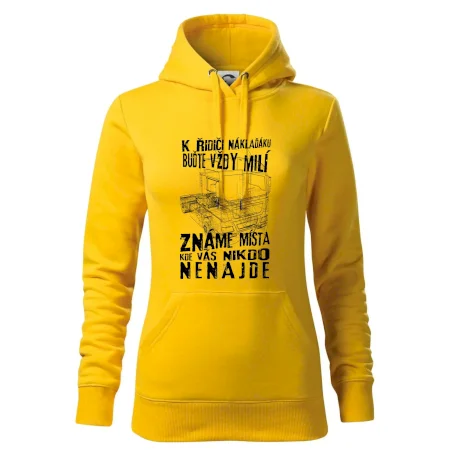 K řidiči náklaďáku buďte vždy milý
