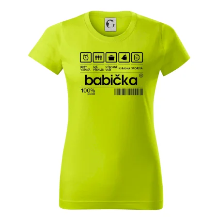 Čárový kód babička