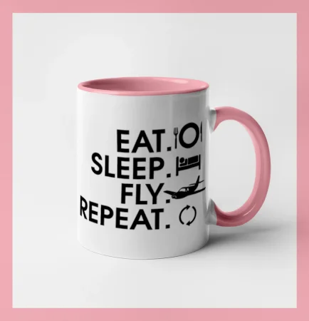 Eat sleep fly repeat