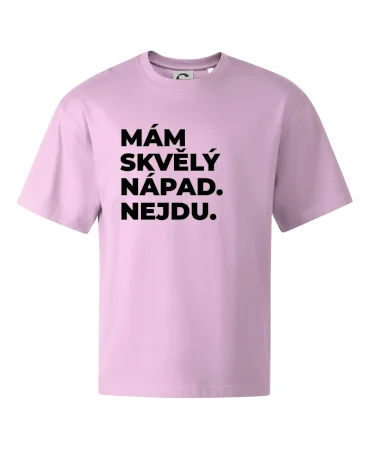 MÁM SKVĚLÝ NÁPAD. NEJDU.