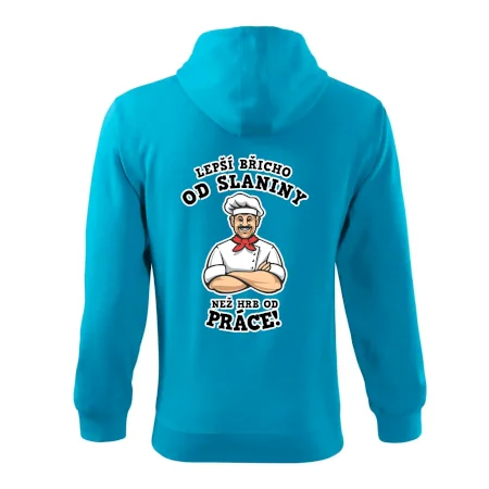 Lepší břicho od slaniny než hrb od práce
