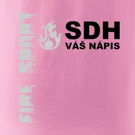 SDH REFLEXNÍ nápis (oheň, firesport, název sboru - vlastní nápis)