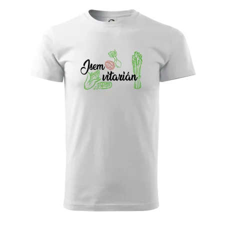 Jsem vitarián - nápis