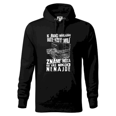 K řidiči náklaďáku buďte vždy milý