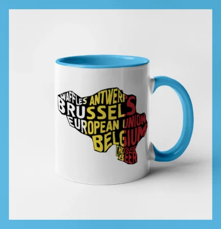 Mapy - názvy měst - Belgie