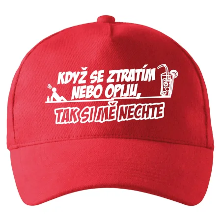 Když se ztratím nebo opiju, tak si mě nechte
