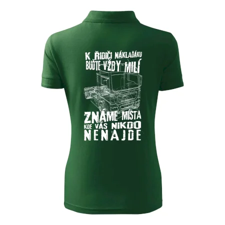 K řidiči náklaďáku buďte vždy milý