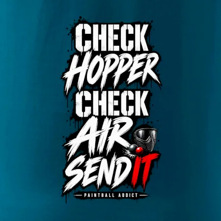 Kontrola zásobníku check hopper air paintball