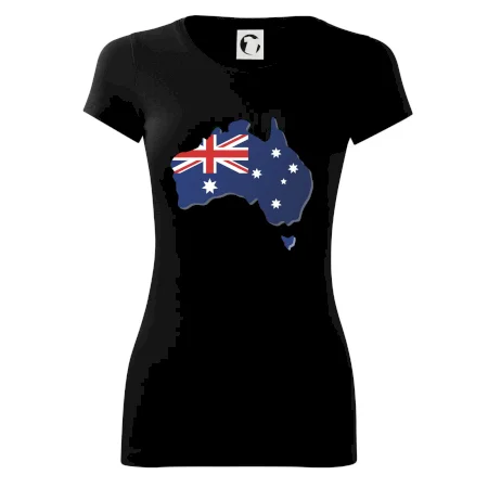 Austrálie - vlajka mapa