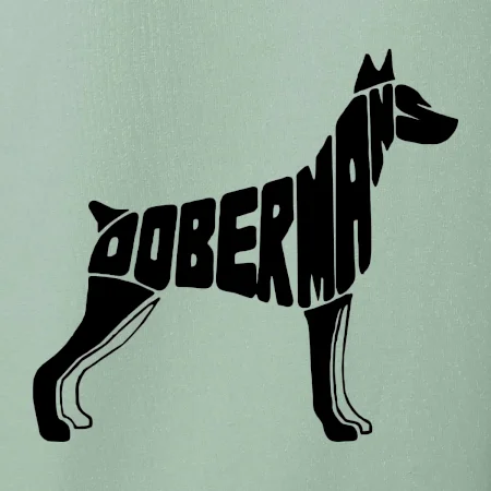 Dobrmans - nápis v tělě