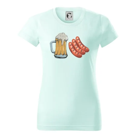 Pivo a klobása