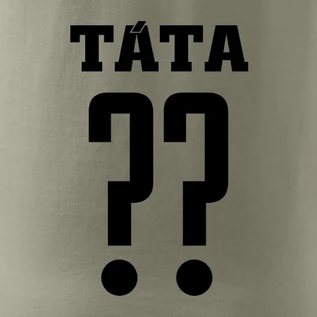 Táta - dres se jménem a číslem